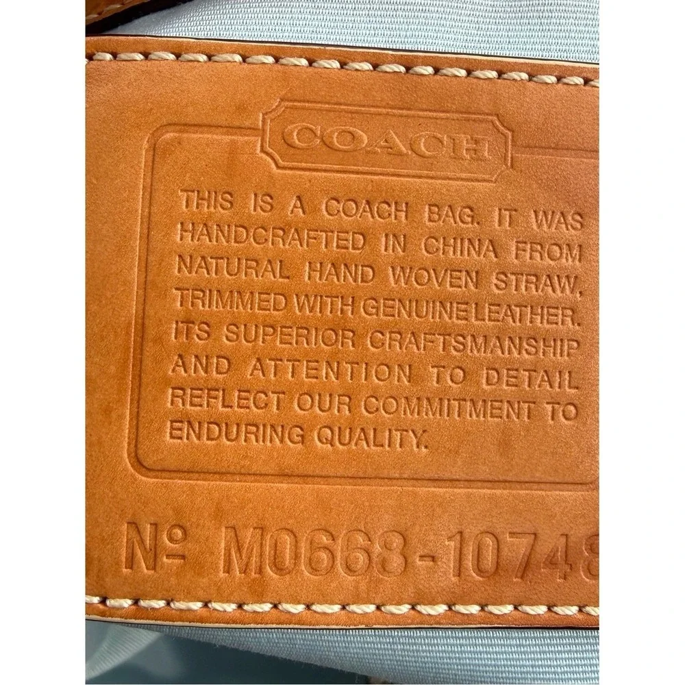 Coach vintage woven